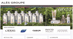 Desktop Screenshot of alesgroupe.com